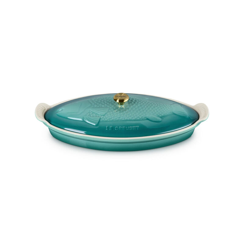 Le Creuset Stoneware Heritage Fish Baker 34cm image number 3